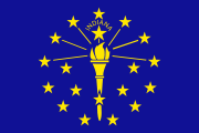 Flag of Indiana