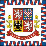 Flag of the president of the Czech Republic.svg