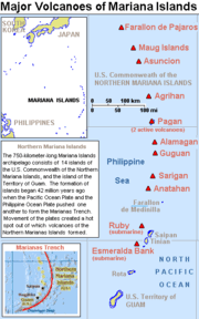 Map Mariana Islands volcanoes.gif