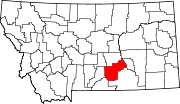 Yellowstone County map