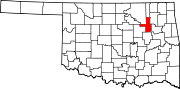 Tulsa County map