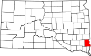 Map of South Dakota highlighting Lincoln County.svg