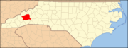 North Carolina Map Highlighting Buncombe County.PNG