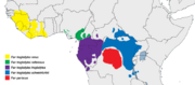 distribution of Pan spp.