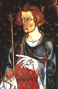 Portrait in Westminster Abbey, thought to be of Edward I