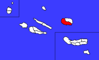 Location of Angra do Heroísmo