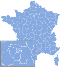 Location of Isère in France