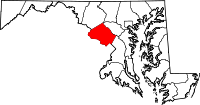 Map of Maryland highlighting Montgomery County.svg