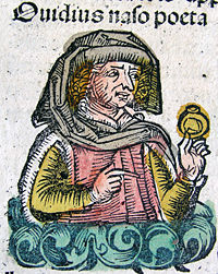 Publius Ovidius Naso in the Nuremberg chronicle XCIIIv.jpg