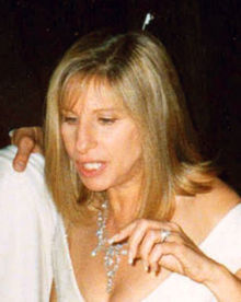 Streisand at Governors' Ball following the 1995 Emmys