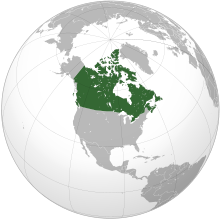 Location of Canada