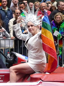 Cyndi Lauper at San Francisco Pride 2008