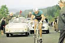 Merckx at the 1966 World Championships