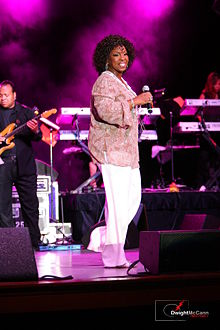 Gladys Knight in concert at the Chumash Casino Resort in Santa Ynez, California, on October 12, 2006.