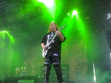 Jeff Hanneman onstage at Gods of Metal 2008.