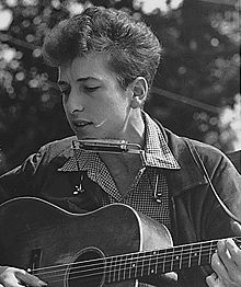 Dylan at the 1963 March on Washington for Jobs and Freedom