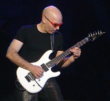 Joe Satriani live on February 4, 2005.