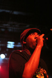 KRS-One performing in Ghent, Belgium, 2006.