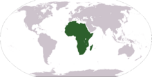 Location of Africa