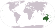 Location of Oceania