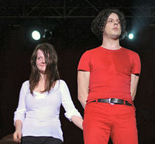 Meg White and Jack White at the 2007 Primavera Sound in Barcelona, Spain