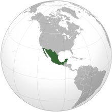 Location of Mexico