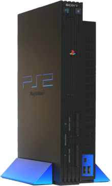 A PlayStation 2 in the original color