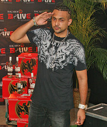 Sean Paul at the B-live concert September 2007.