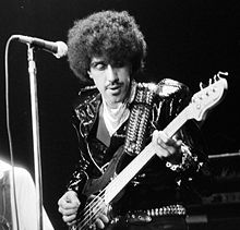 Phil Lynott in Oslo, Norway, 22 April 1980.Photo: Helge Øverås