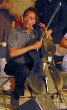 Ma with his Luis and Clark carbon fiber cello