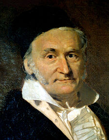 Johann Carl Friedrich Gauss (1777-1855), painted by Christian Albrecht Jensen