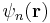 \psi_n(\mathbf{r})