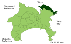 Location of Kawasaki City