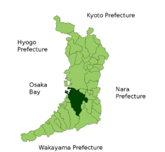 Location of Sakai