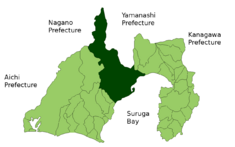 Location of Shizuoka