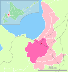 Location of Sapporo