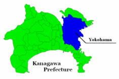 Location of Yokohama