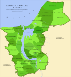 Administrative divisions of Rostock