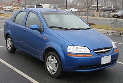 T200 Chevrolet Aveo sedan (US)