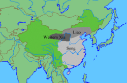 Location of Liao Dynasty