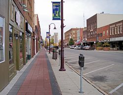 Main Street in downtown Ames in 2006