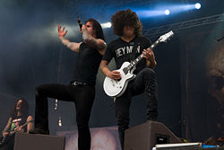 As I Lay Dying performing at With Full Force, 2007.