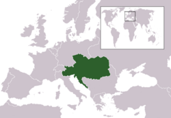 Location of Austria