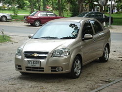 T250 Chevrolet Aveo sedan (Thailand)