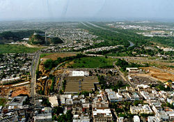 Aerial view of Bayamón, Puerto Rico