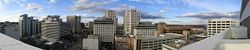 Panorama of downtown Bethesda (taken from the Residence Inn Bethesda at 7335 Wisconsin Avenue.)