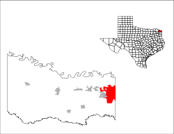 Bowie County Texarkana.svg