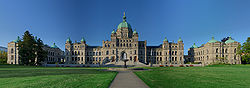 British Columbia Parliament Buildings in Victoria