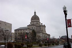 Cathedral of the Blessed Sacrament, in downtown Altoona