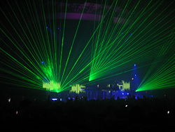 The Chemical Brothers performing in 2005